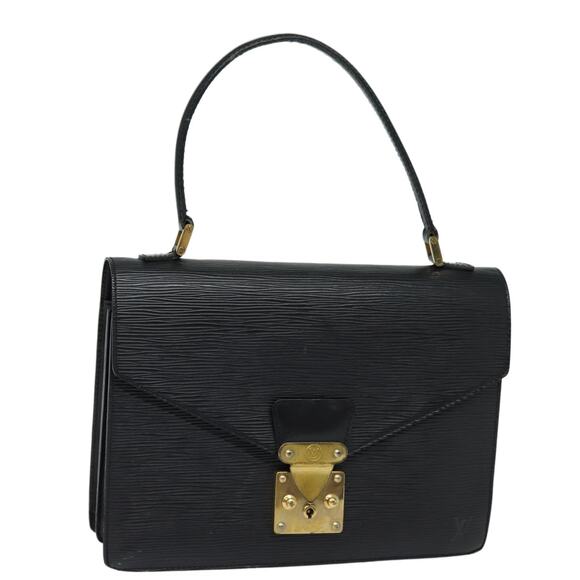 LOUIS VUITTON Epi Concorde Hand Bag Black M52132 - Picture 1 of 16